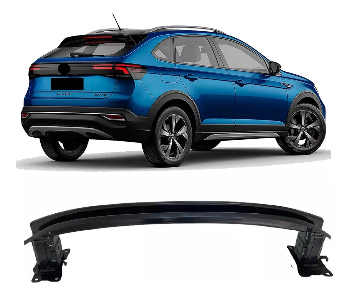 Alma Paragolpes Trasero Nivus 2020 2021 2022 2023 2024