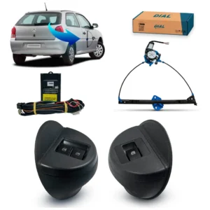 Kit Levantavidrios Eléctrico Gol G4 2 Puertas