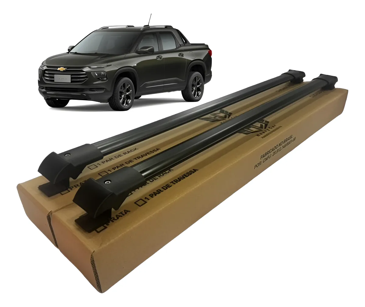 Barra transversal para Chevrolet Nova Montana 2022 a 2026, portaequipajes - Imagem 2