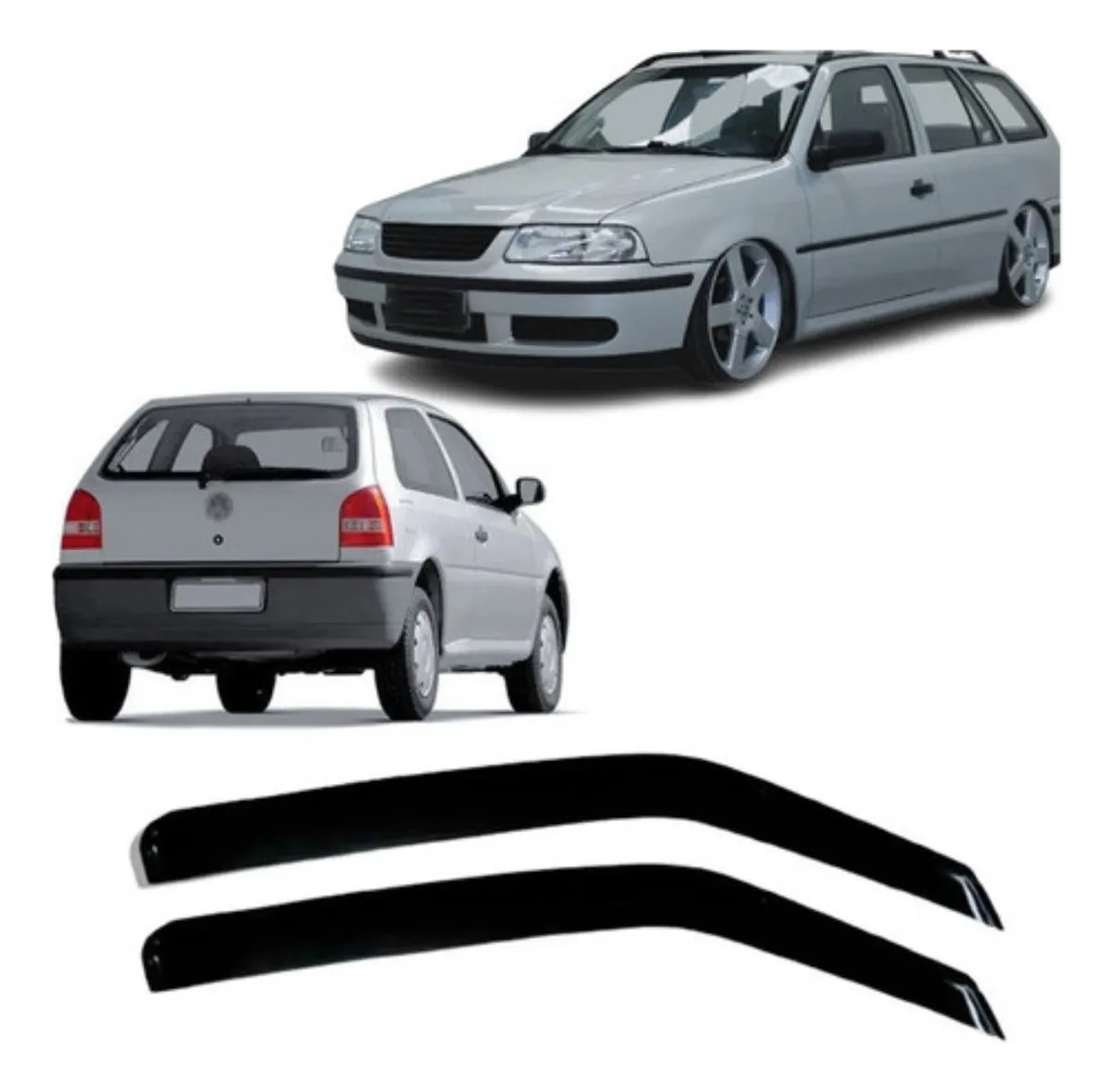 Canalón de lluvia Gol Parati G2 G3 G4 2 puertas 1995 a 2014