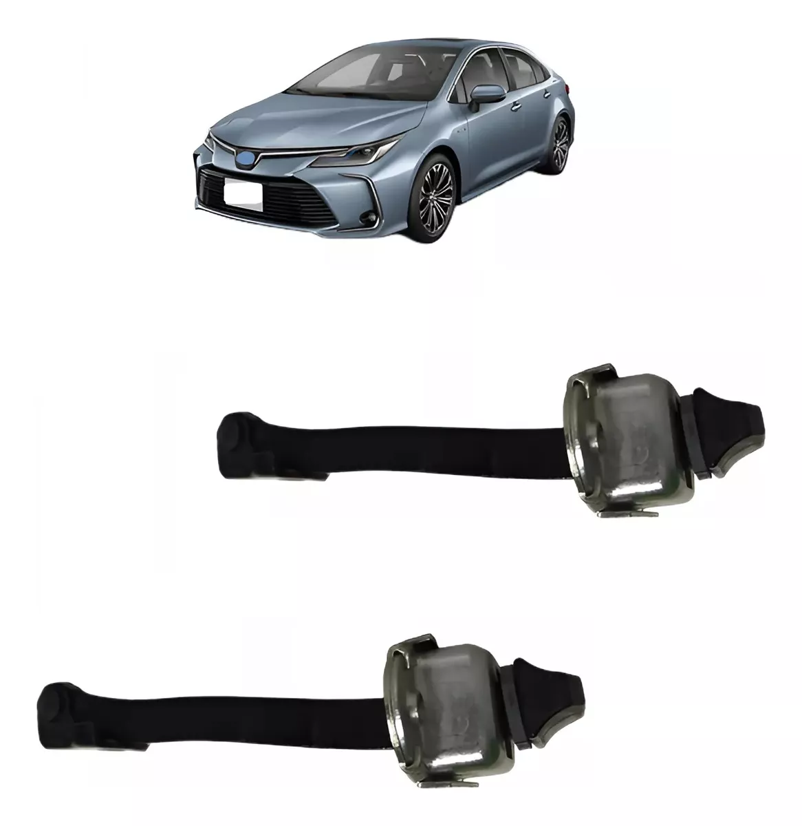 Par de limitadores de puerta delantera Corolla 2020/25 6861002390