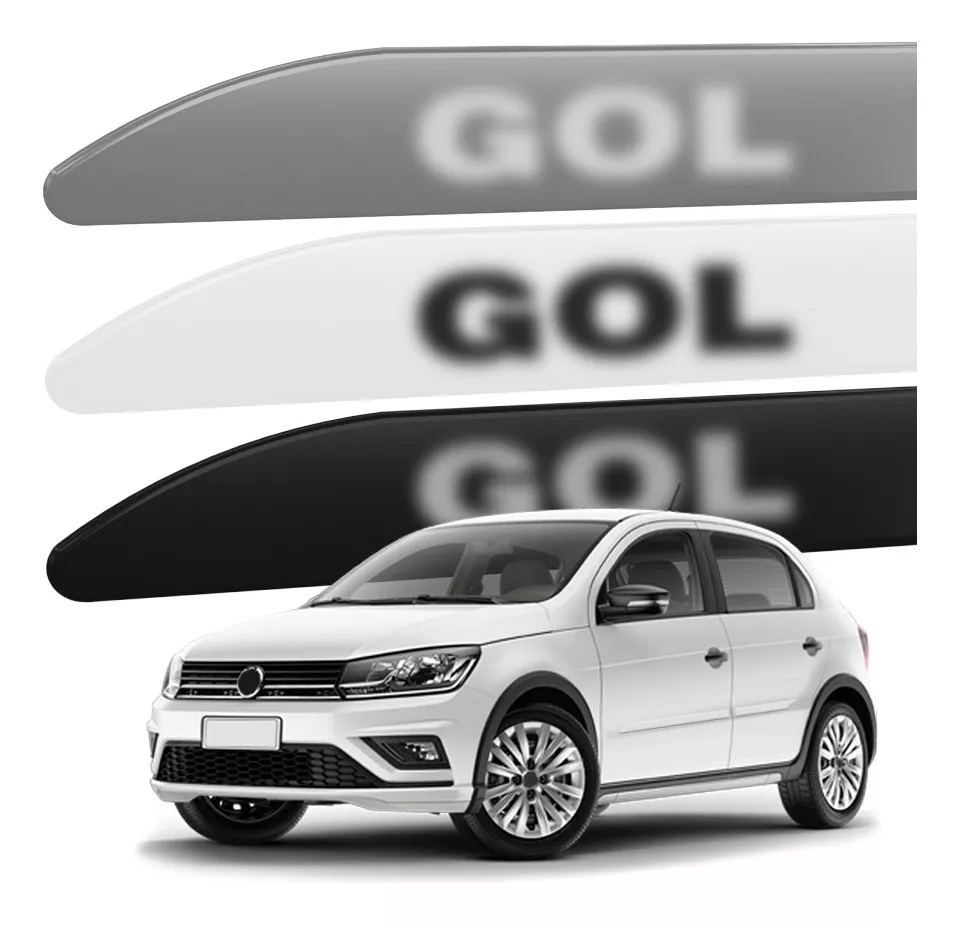Juego Friso Lateral Pintado Gol G5 G6 G7 G8 4p Color Original