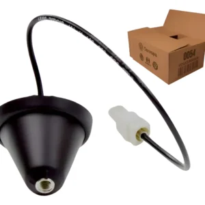 Base de antena negra original de Volkswagen para Gol, Saveiro y Voyage