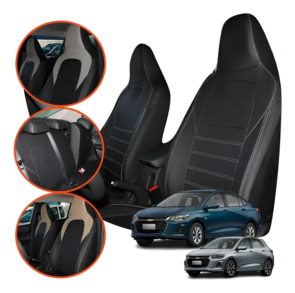 Cubreasientos Onix 2020 2021 2022 2023 2024 2025 Onix Plus Ltz 2025 - Imagem 2