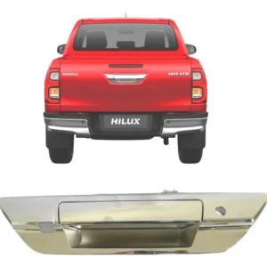 Manija cromada de la tapa trasera de la Hilux (2016, 2017, 2018 a 2024)