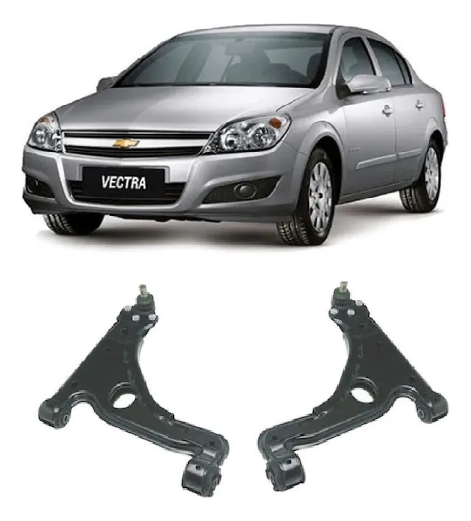 Par de bandejas suspensión para Chevrolet Vectra 2006 a 2011