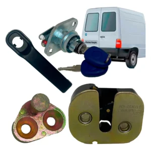 Kit de cerradura tracera + burlete fiorino 2006