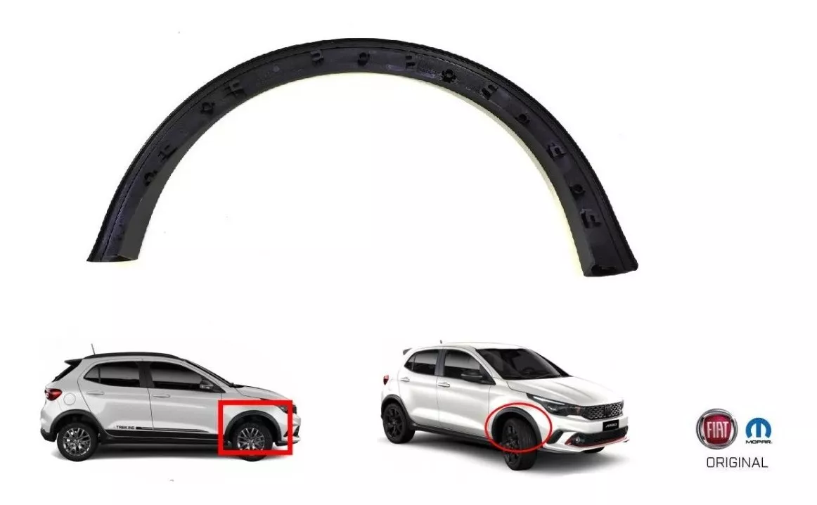 Fender guardabarros delantero derecho Argo Treeking y Hgt Original - Imagem 3