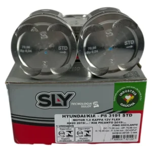 juego Pistón del motor Hyundai Hb20 1.0 12v Std 3 cilindros