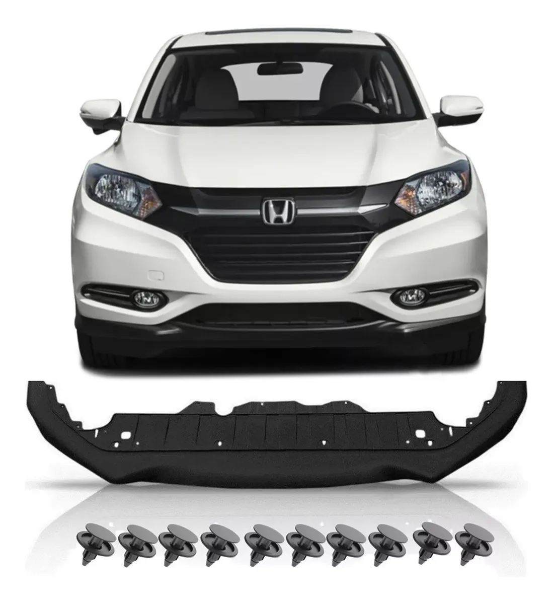 Protector Spoiler Carter Hrv 2015 2017 2022 C Clips Nuevo