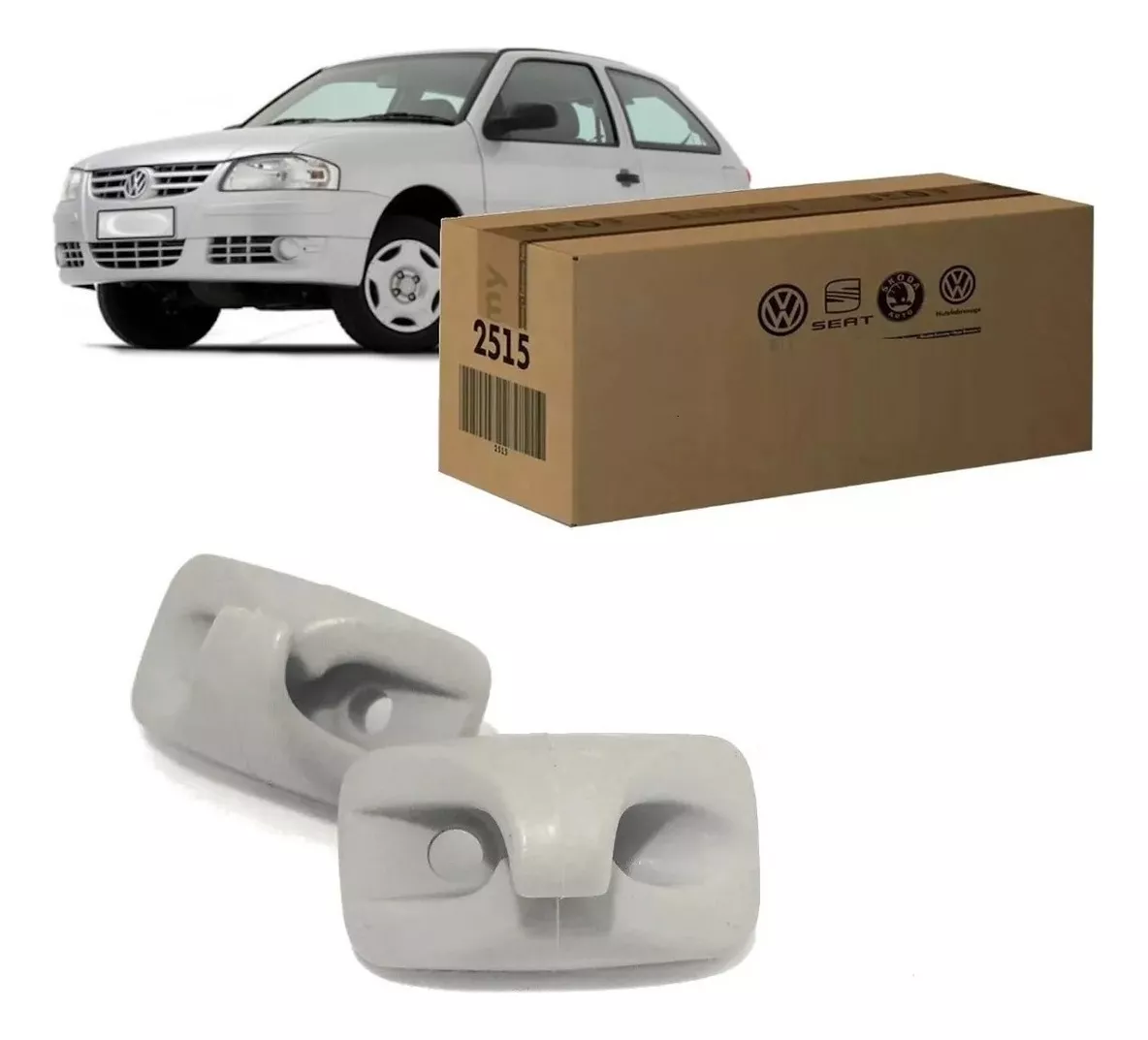 Par de soportes originales para parasol Gol Parati Saveiro G2 G3 G4