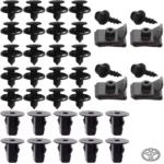 Kit de 38 Presillas y Sujetadores de guardabarros Corolla Fielder Etios
