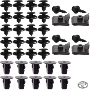 Kit de 38 Presillas y Sujetadores de guardabarros Corolla Fielder Etios