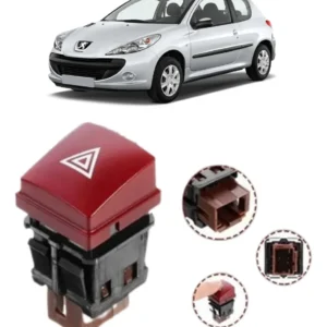 Botón de luces de emergencia para Peugeot 207 - Original 96472122