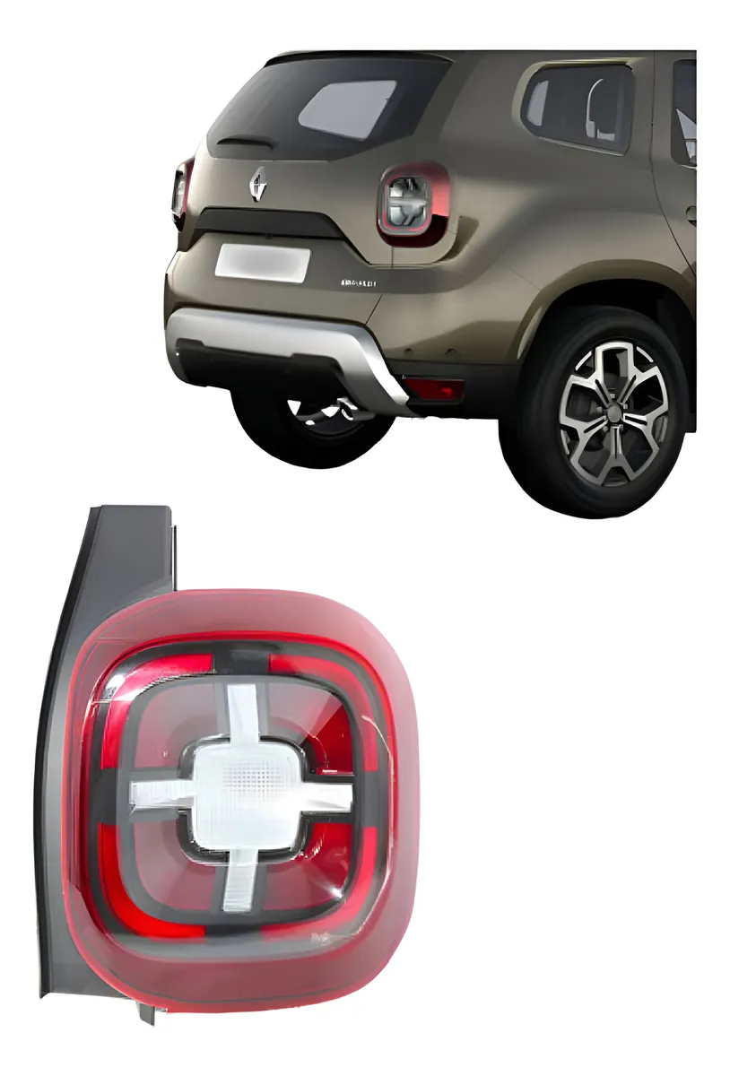 Farol trasero derecho con led Duster 2021-2024