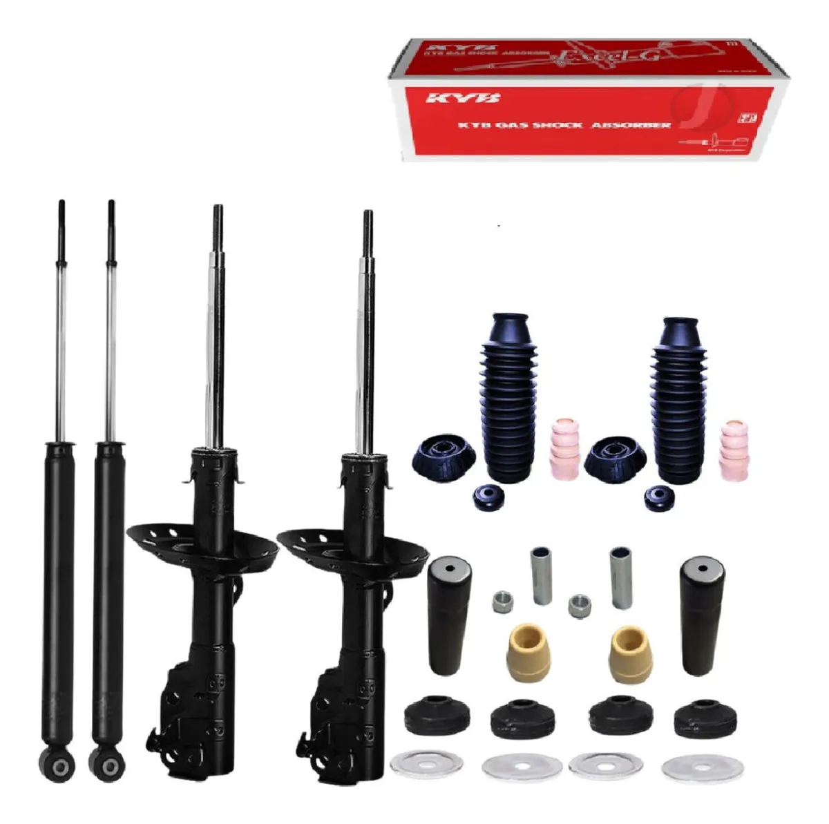 4 Amortiguadores + kits Honda New Fit 2009 2010 2011 2012 2013