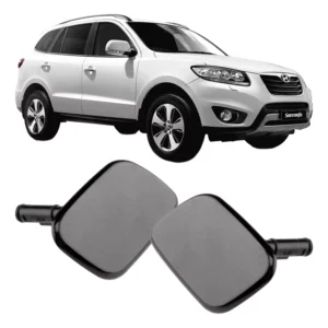 Par de cubiertas de boquilla para faros delanteros de Santa Fe 2010 2011 2012 2013