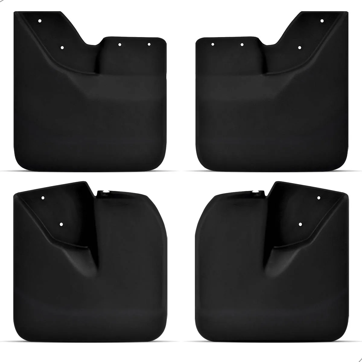 Juego de Barreros para Guardabarros Delantero y Trasero – Chevrolet S10 Cabina Doble (2006 a 2011)