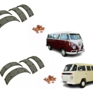 Cintas de freno delanteras y traseras Kombi 67/81 Tambor 4 ruedas