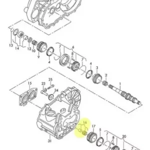 Cojinete de agujas interno 5º Gol Saveiro