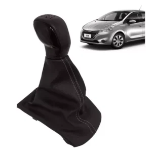 Pomo + Cubierta Cambio Peugeot 208 2014-2020 Negro
