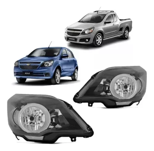 Par Faros Agile 2009 a 2013 Montana 2011 a 2019 Negro Mascarilla