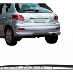 Moldura Tapa Trasera Peugeot 207 08 al 2013 Original Cromada