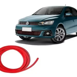 aplique rojo para parrilla y paragolpes Volkswagen gol