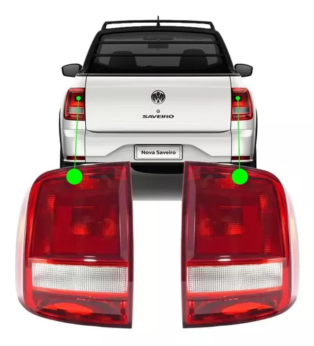 Par faro trasero Saveiro G7 2016 2017 2018 2019 Original