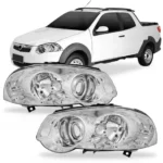 Farol Road Adventure Cromado 13 12 11 10 09