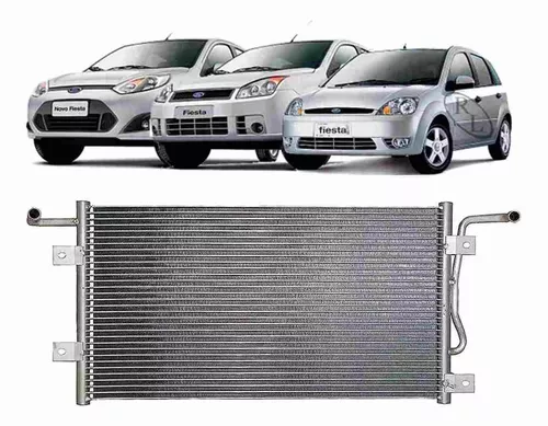 Condensador Fiesta 1.6 1.0 2004 2005 2006 2007 2008 2009