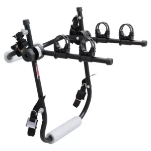 Soporte Universal Transbike Para 2 Bicicletas Soporte Fijo Sedan Hatch Acero True Color Negro