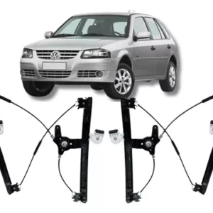 Par elevalunas Manual delantera Gol G4 2005 2006 Hasta 2014 4 Puertas