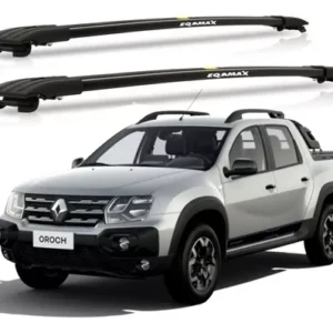 Portaequipajes Cruzado Ancho Eqmax Negro Renault Oroch 2022/2025