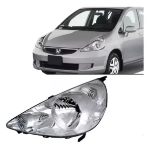 Faro delantero cromado Honda Fit 2003 2004 2005 2006 2007 izquierdo