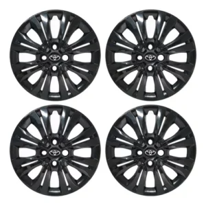 Juego De Tapas Piano Negras Toyota Etios Corolla Aro 14 G245pbj