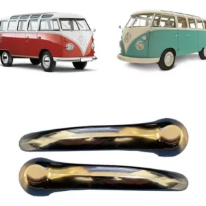 Par de tiradores de puerta interiores Kombi Owl hasta 97, metal cromado