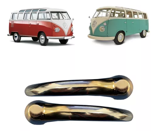 Par de tiradores de puerta interiores Kombi Owl hasta 97, metal cromado
