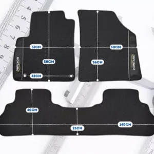 Juego de alfombrillas de goma para automóviles para Chevrolet