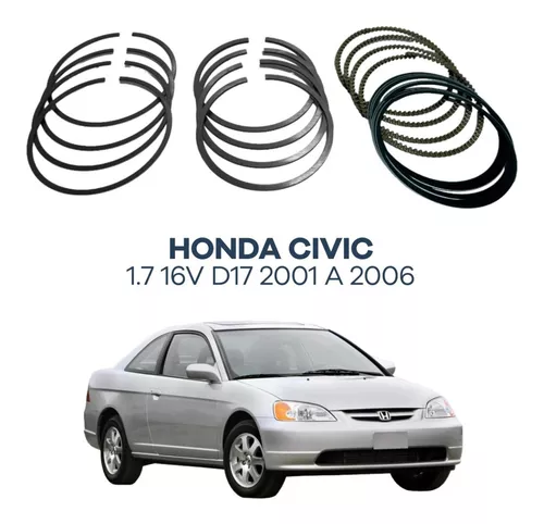 Anillo de segmento std Honda Civic 1.7 16v D17z 2004
