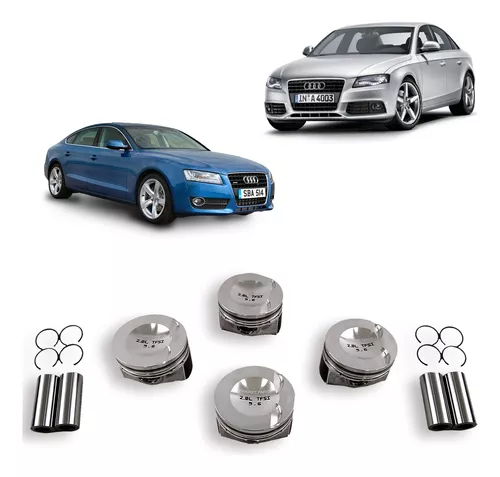 Juego de pistones estándar Audi A4 y A5 2.0 Tfsi con pasador de 21 mm