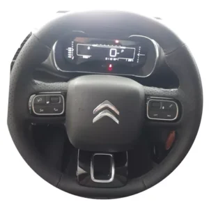 Cubierta de volante cosida C4 Cactus en cuero genuino