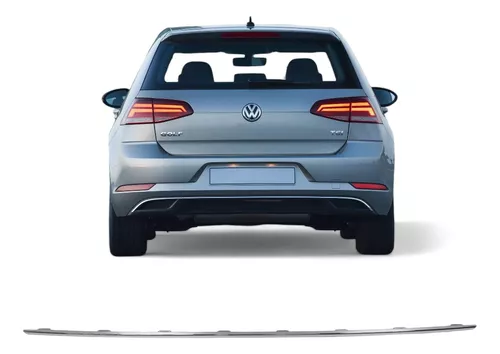 Moldura Paragolpes Trasero Golf 2018 2019 2020 Centro Cromado