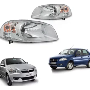 Palio Siena Strada G4 Par de faros delanteros 2008 2009 2010 2011