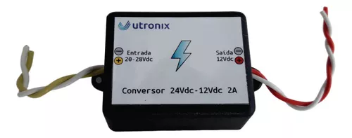 Convertidor de Voltaje 24v a 12v 2a Universal