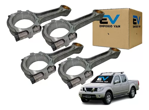 Juego de 4 biela de motor para Nissan Frontier 2.5 16v 2007 a 2012