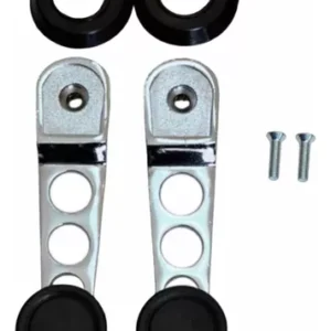 Par de manija vidrio cromadas Sport Glass Escarabajo Kombi Brasilia