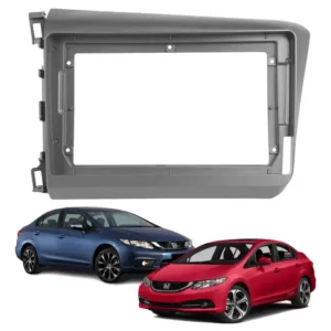 Marco 2 Din 9 Pulgada Honda Civic 2012 a 2016 - Grafito