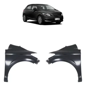 Par Guardabarros Delantero Onix Joy 2013 2014 A 2021 Liso Negro