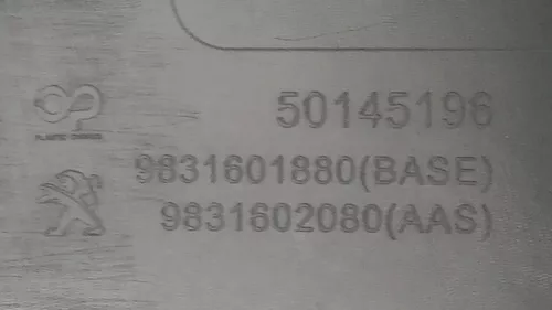 Moldura Paragolpes Trasero Original Peugeot 208 2020 A 2022 - Imagem 3